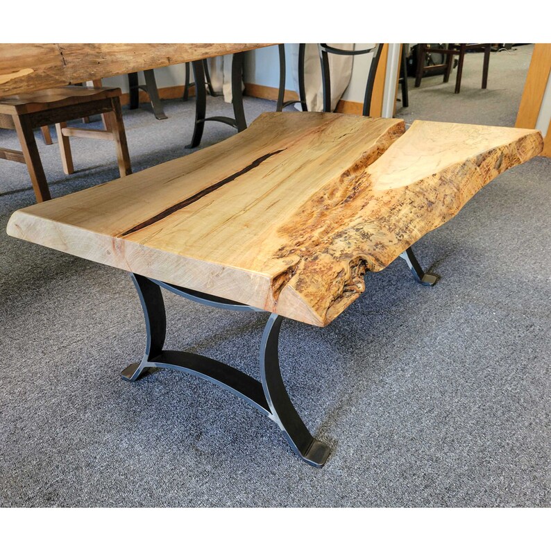 Handcrafted Spalted Maple Coffee Table Live Edge Coffee Etsy