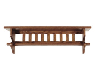 Tapestry/Quilt Rack Hanger | Mission Style Quilt Rack | Solid Wood Quilt Rack | Choose Finish/Wood | Made to Order | Blanket Hanger