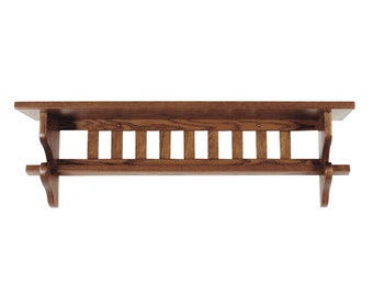 Tapestry/Quilt Rack Hanger | Mission Style Quilt Rack | Solid Wood Quilt Rack | Choose Finish/Wood