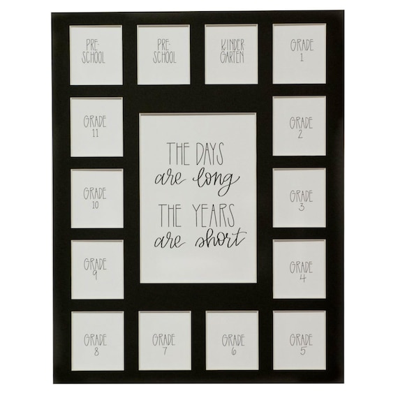 School Picture Mat 11x14 Black 15 Opening Photo 2