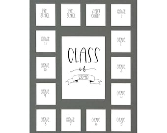 Promotion 2040, passe-partout gris 11x14, 2 ans (maternelle à 12 ans), ouverture 15, passe-partout uniquement