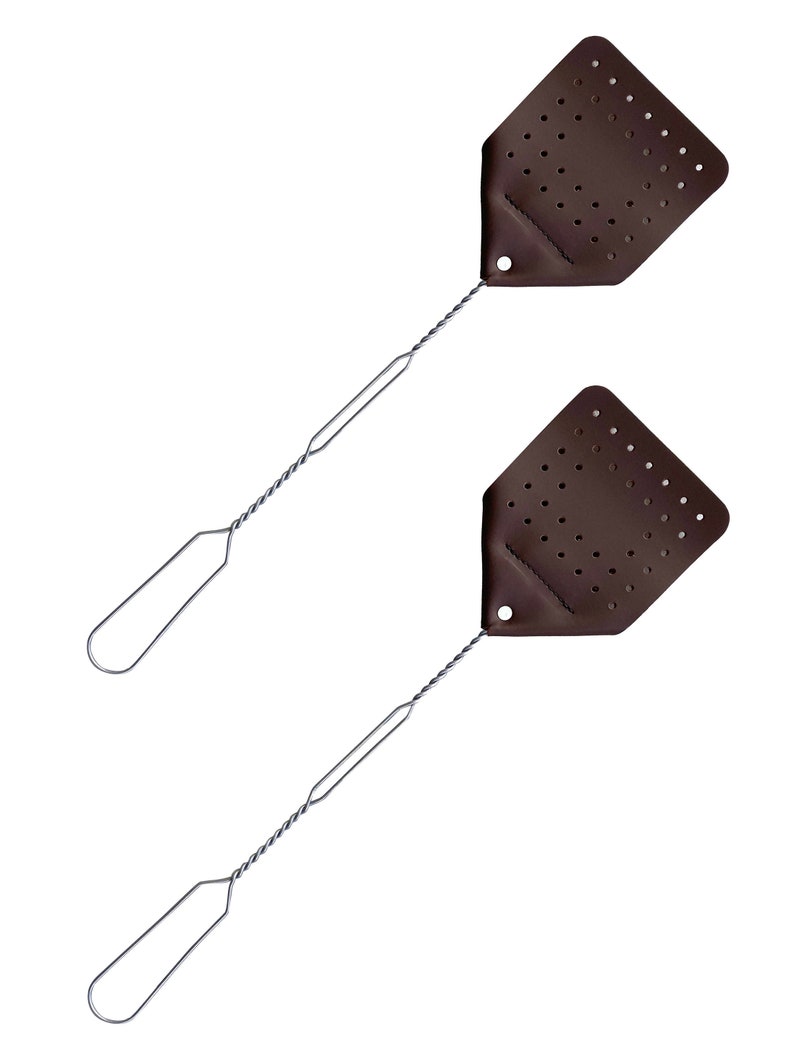 Hope Woodworking Leather Fly Swatter