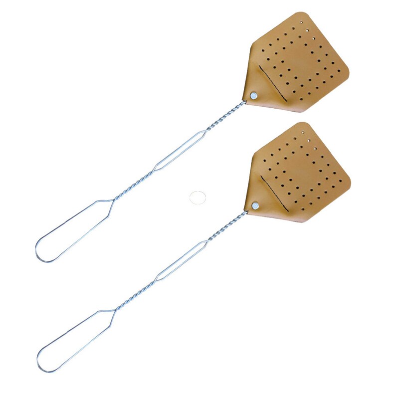 Hope Woodworking Leather Fly Swatter - Thumbnail 2