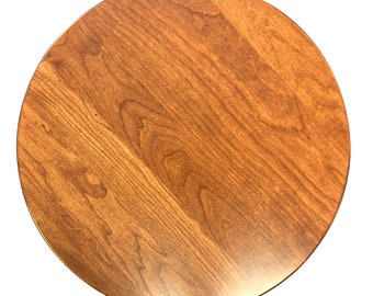 Amish Crafted Cherry Wood Lazy Susan | 360 Turntable