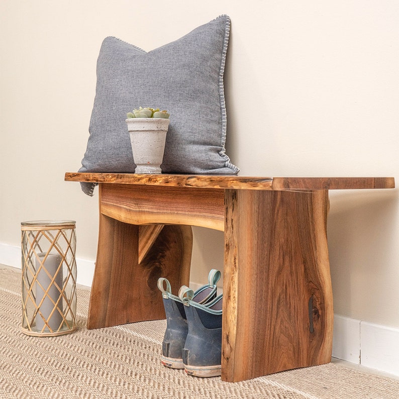 Rustic Red Door Co. Live Edge Bench - Thumbnail 5