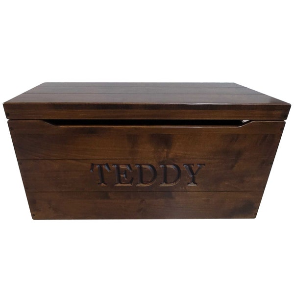 Wooden Toy Chest Etsy