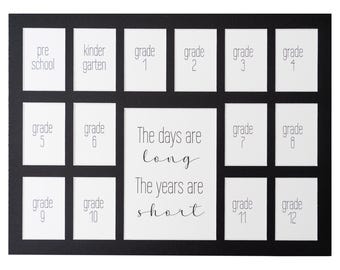 Tapis de collage photo scolaire | 15 premiers écrans, 1ère maternelle à 12 ans, (SANS CADRE)