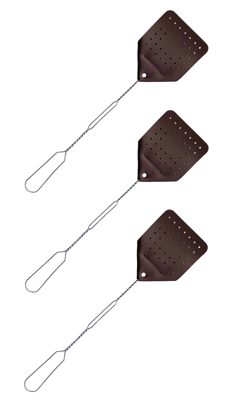 Hope Woodworking Leather Fly Swatter - Thumbnail 5