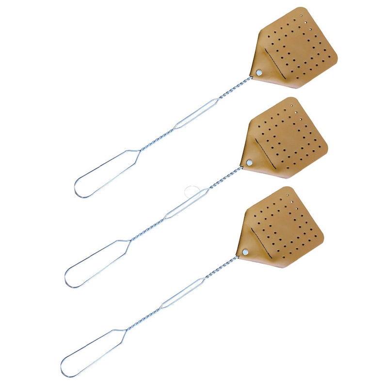Hope Woodworking Leather Fly Swatter - Thumbnail 3