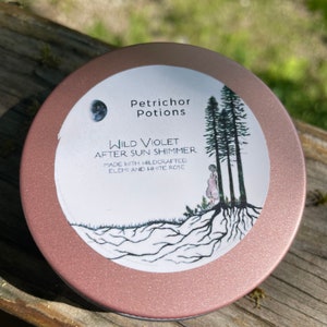 Wild Violet After Sun Shimmer- Botanical Body Balm