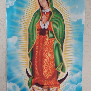 La Virgen de Guadalupe, La Virgen Maria, Our Lady Guadalupe, Virgin Mary , big Virgin Mary art canvas, Our lady of Guadalupe poster image 2