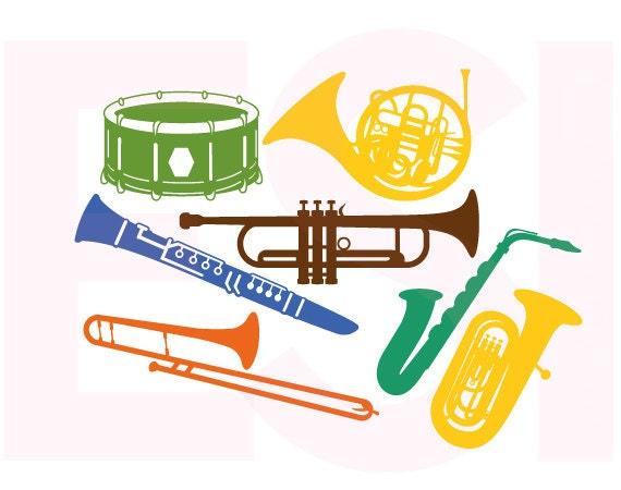 Download Band svg Music svg Marching Band SVG DXF EPS Musical | Etsy