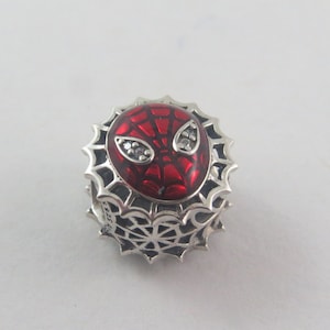 Pandora Super Hero Charm Spinnenmann Charm Geschenke für Sie Geburtstagsgeschenk Armband Charm M A R V E L (D48)