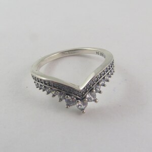 Wishbone Ring Pandora Sparkling Wishbone Ring Size 54 Ring Size 7 Ring Gifts for Her Birthday Gift (A19)