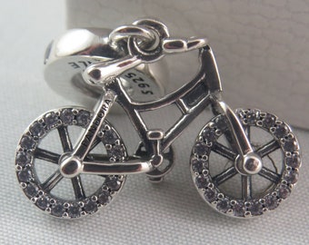 Bicycle Charm Brilliant Bicycle Charm Gifts for Her Birthday Gift Anniversary Gift Christmas Gift Holiday Gift/Pandora (G23)