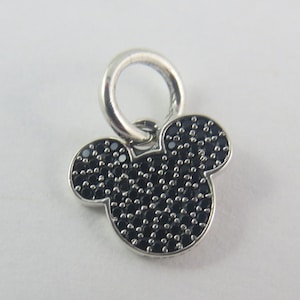 Pandora Disney Mickey Charm Sparkling Mickey Charm Mickey Icon Charm Gifts for Her Birthday Gift Christmas Gift (D19)