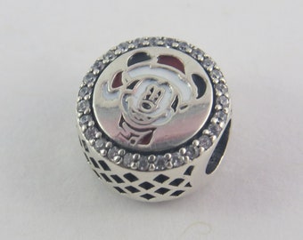 Authentieke Pandora Disney Winter 2021 vakantie Mickey Mouse-bedel – sterlingzilveren kraal, armband past op momenten (D4)