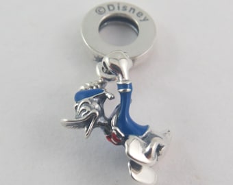 Authentic Pandora Disney Donald Duck Charm – Sterling Silver Bead, Fits Moments Bracelet (D35)