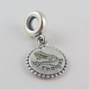 Pandora St Thomas Charm US Virgin Island Charm USA Charm US Charm Travel Charm Travel Themed Charm Gift for Her Birthday Gift (T21)