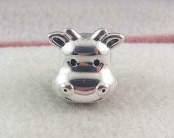 Bonyak Jewelry Sterling Silver Antiqued Cow Charm