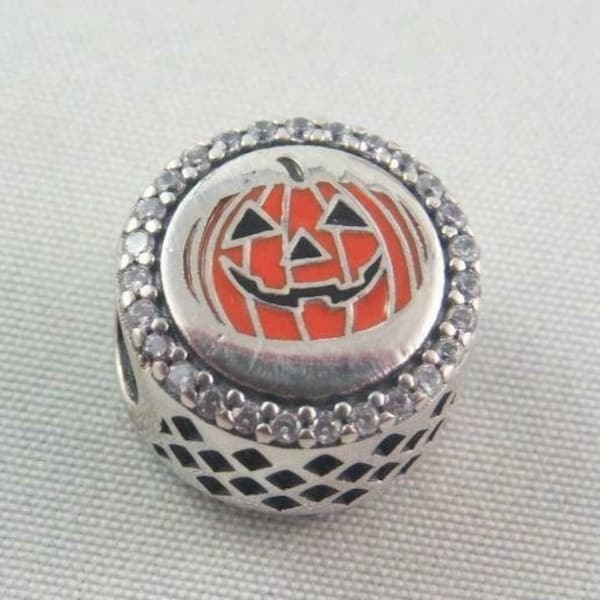 Pumpkin Charm Halloween Charm Gifts for Her Birthday Gift Anniversary Gift Christmas Gift Holiday Gift European Bracelet Charm/Pandora