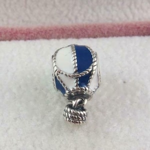 Pandora Hot Air Balloon Charm Up and Away Hot Air Balloon Charm Balloon Charm Gifts for Her Birthday Gift European Bracelet Charm (T27)