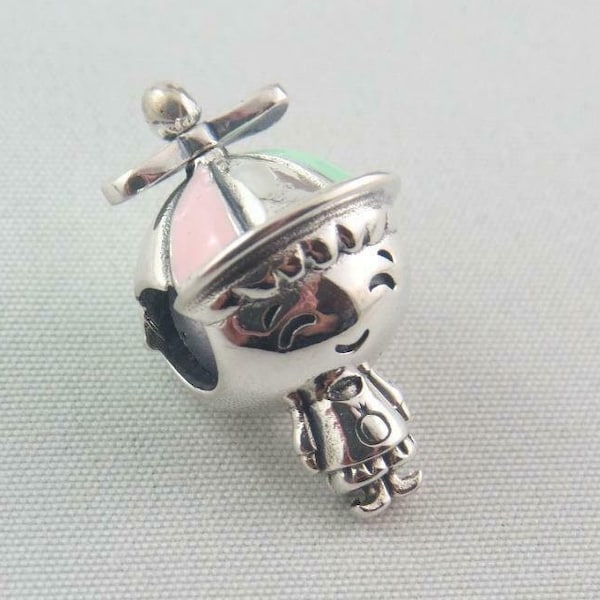 Boy Charm Little Boy Charm Propeller Hat Boy Charm Gifts for Her Birthday Gift Christmas Gift European Bracelet Charm/Pandora