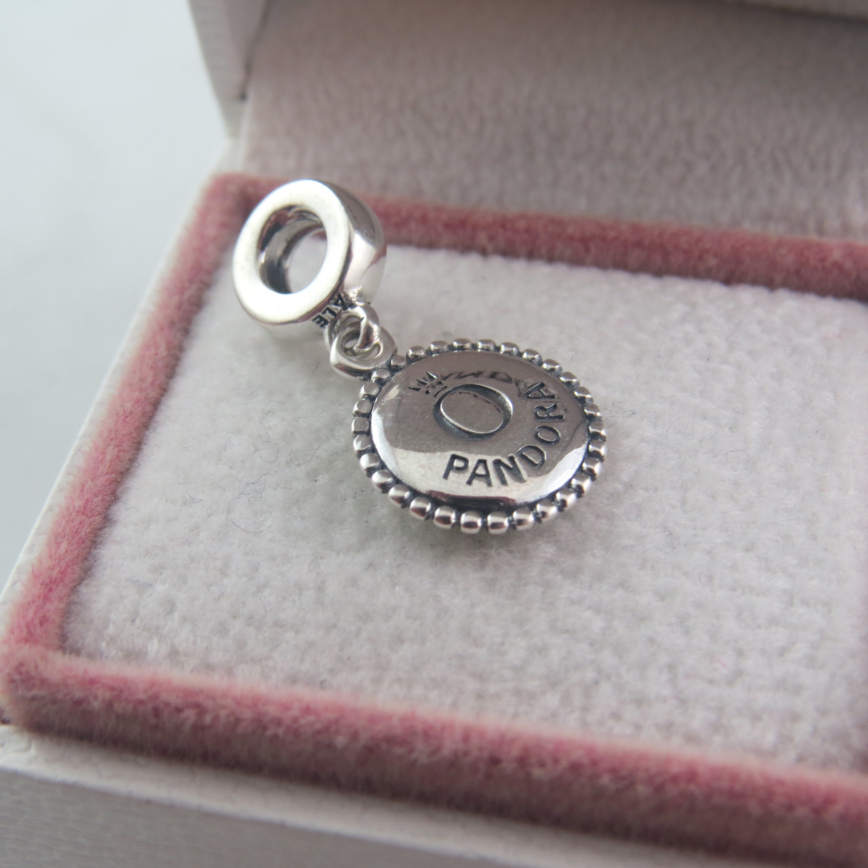 Pandora Sparkling Round Charm :: Gems with Sterling Silver