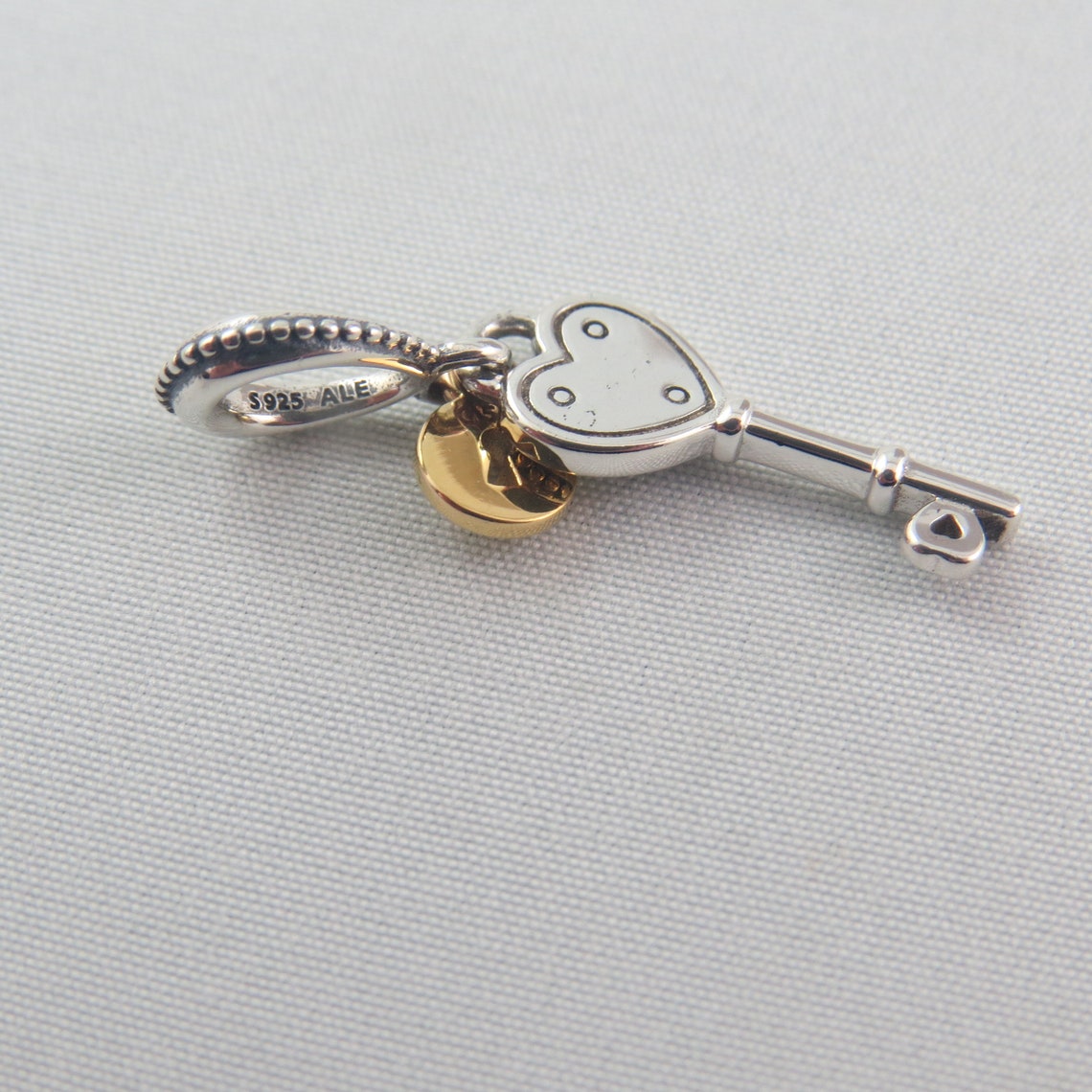 Key to My Heart Dangle Charm/s925 Ale Sterling Silver/pandora - Etsy