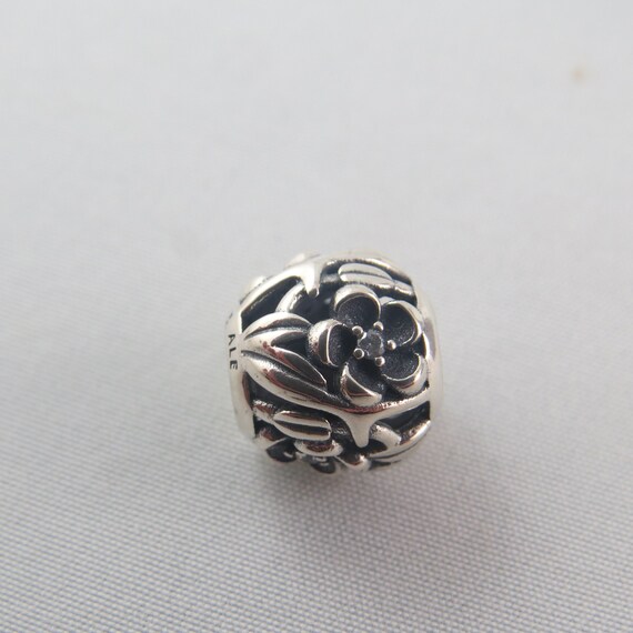 Pandora Openworks Enamel Flower Charm 