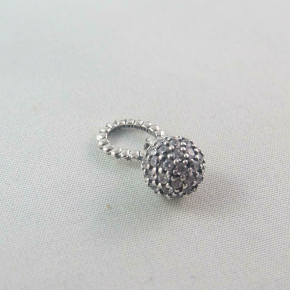 Ball Charm Pave Ball Pendant Charm Gifts for Her Birthday Gift
