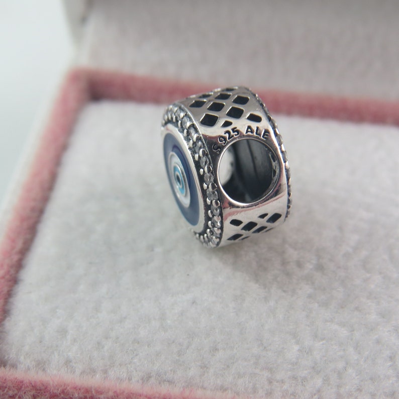 Pandora Evil Eye Button Charm | Etsy