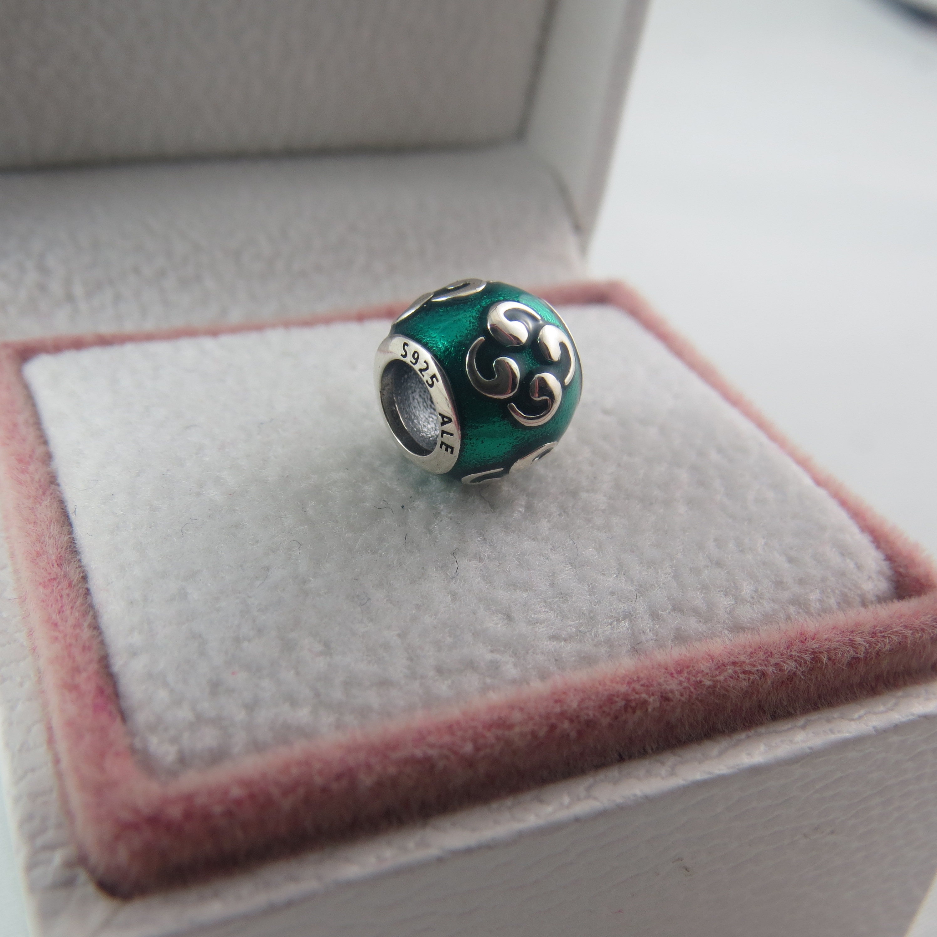 Green Zen Charm/S925 ale Sterling Silver/Pandora - España