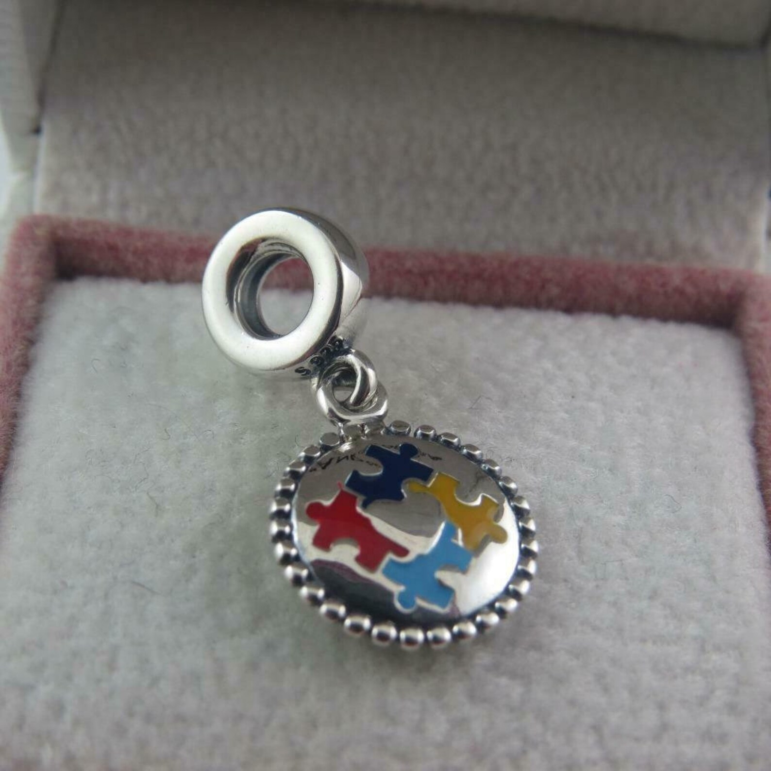 Pandora Autism Awareness Dangle Charm Etsy