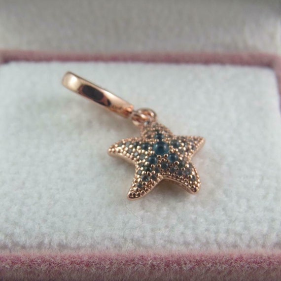 Pandora Rose Sparkling Starfish Dangle 