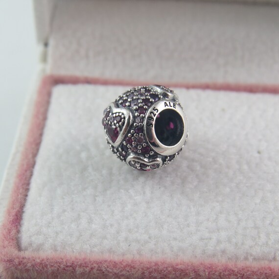 Pandora Asymmetric Hearts of Love Charm 