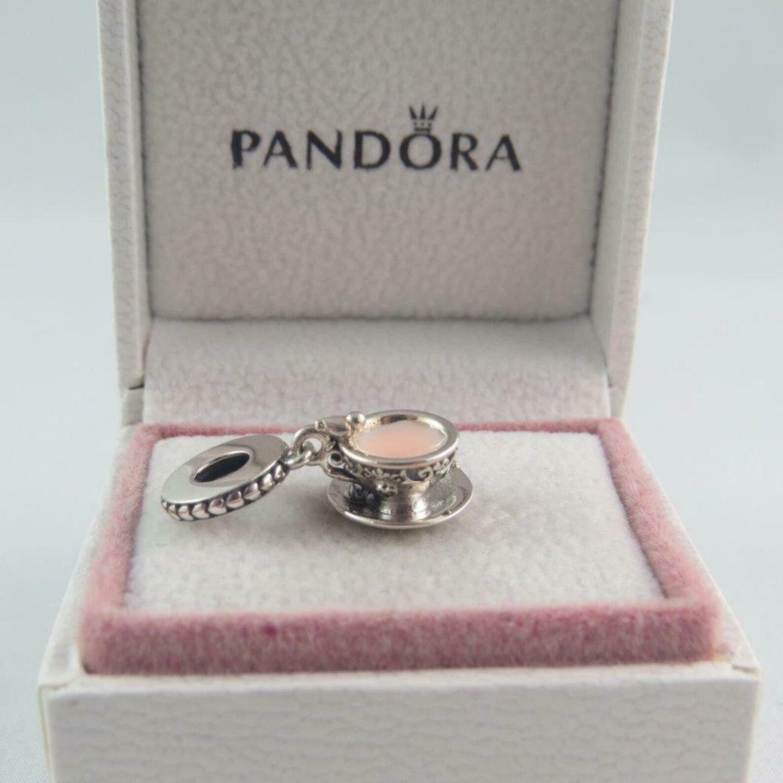 Pandora Enchanted Tea Cup Dangle Charm Etsy