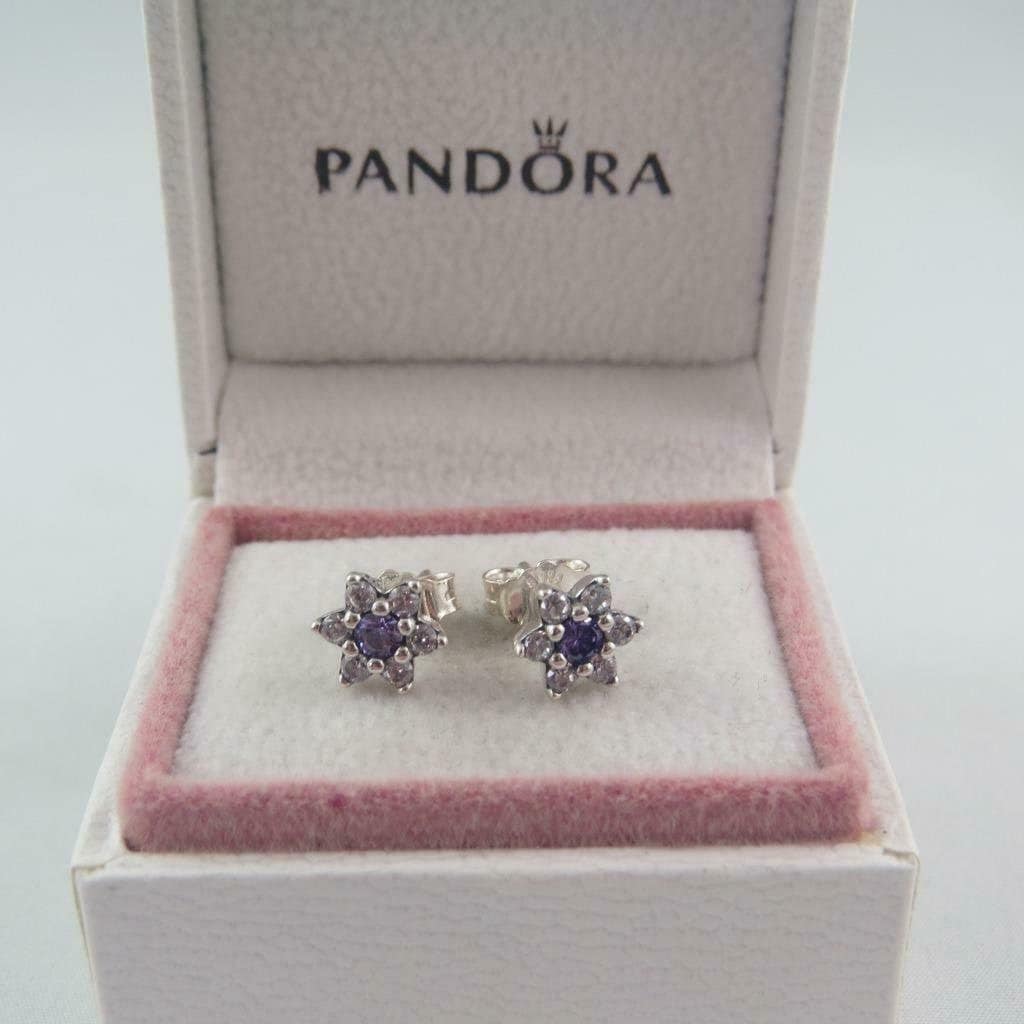 Forget Me Not Stud Earrings S925 ale Sterling Silver Pandora