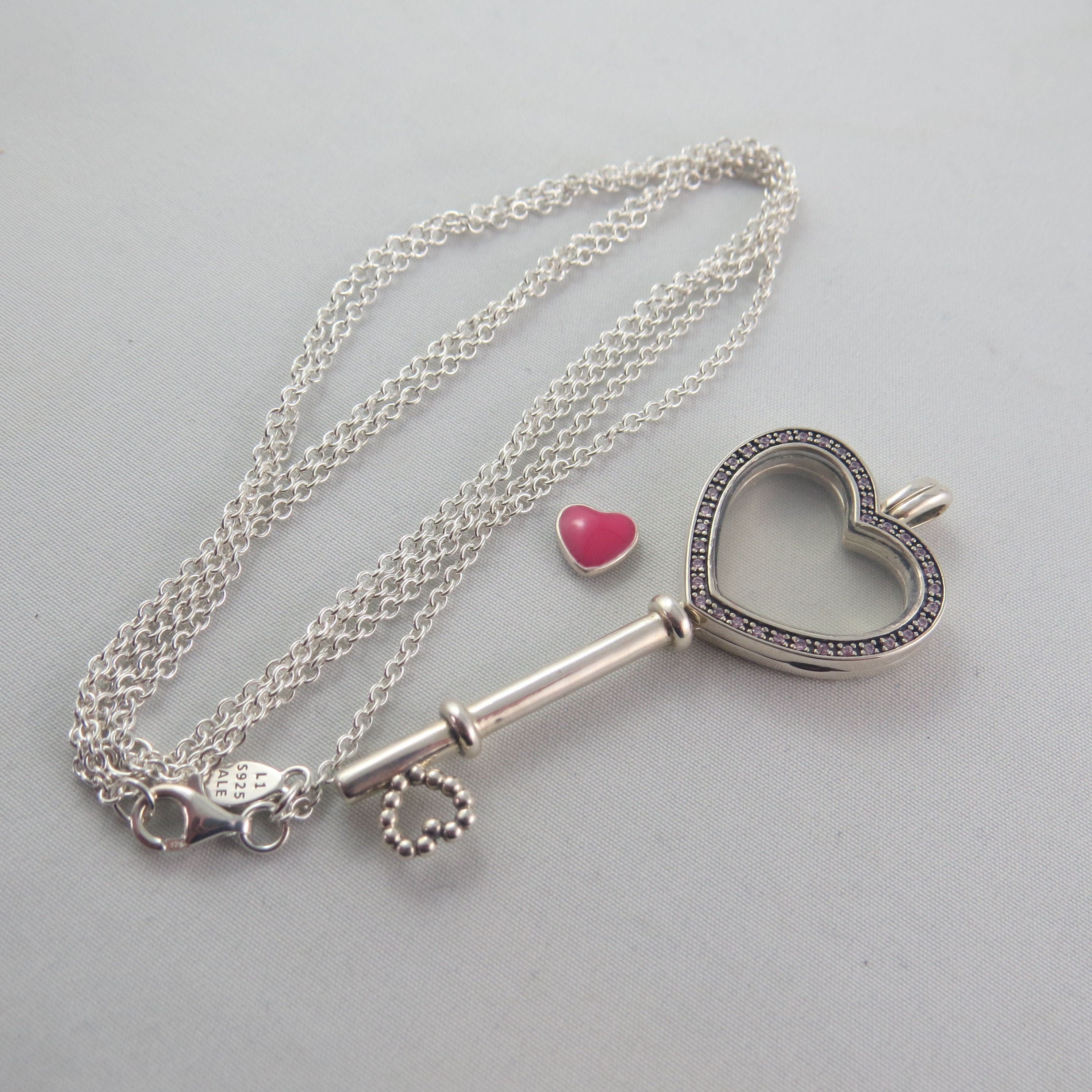 Vintage Sterling Pandora Heart Locket Pendant | eBay