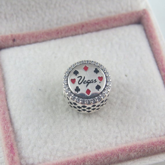 Las Vegas Player Charm/s925 Ale Sterling Silver/pandora G23 - Etsy 新型スマホOPPO PANDORA CARDS★ その他