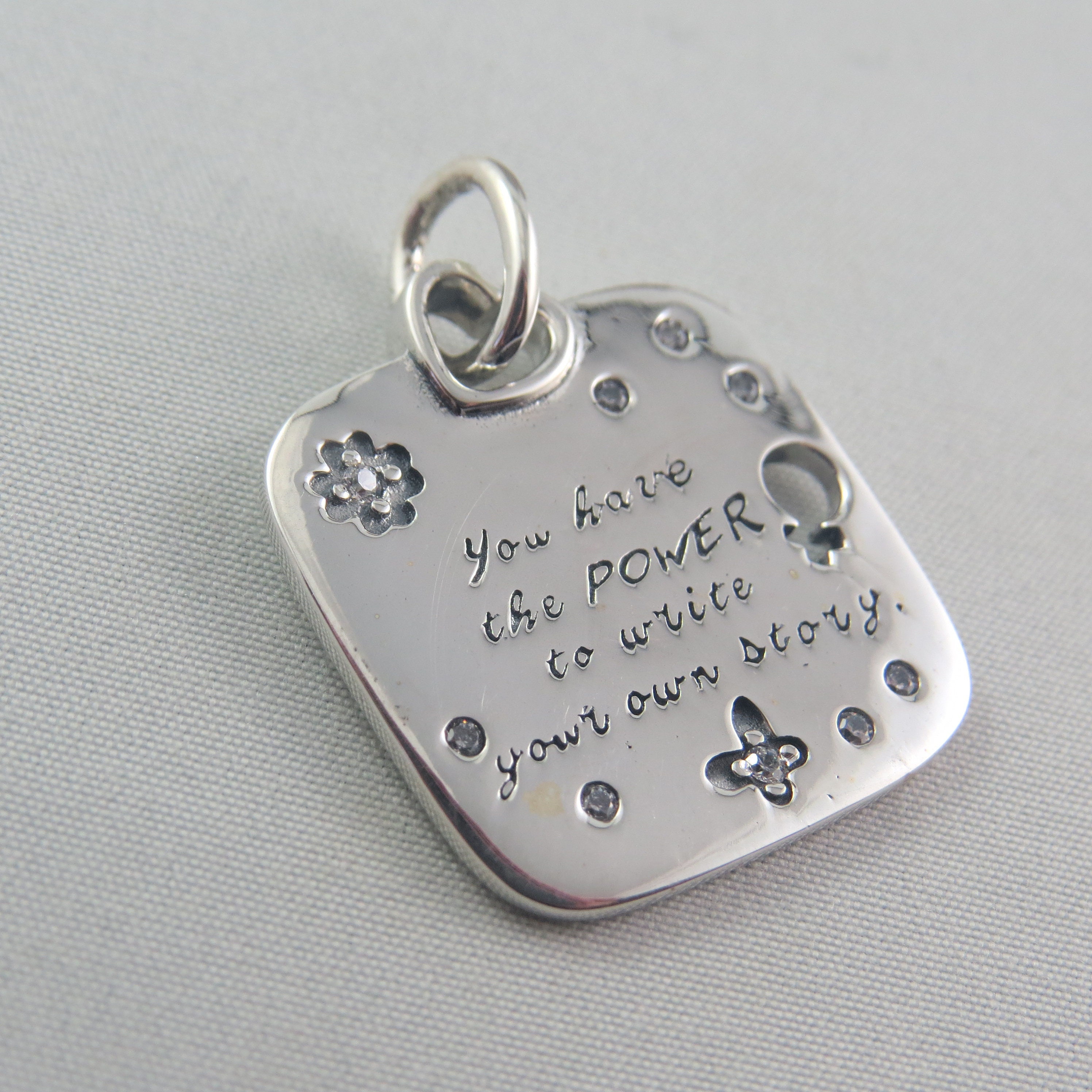 Pandora Female Empowerment Motto Pendant Charm Etsy