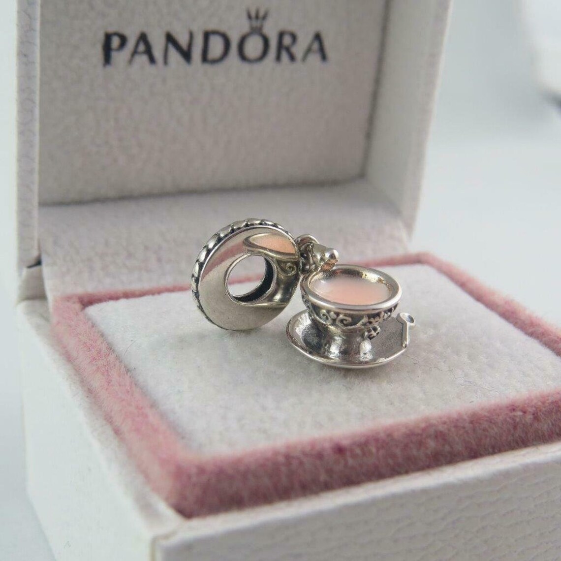 Pandora Enchanted Tea Cup Dangle Charm Etsy