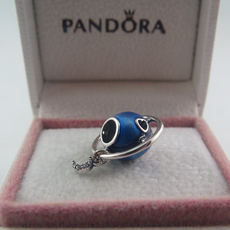 Planet Love \u0026 Moon Charm/s925 Ale 