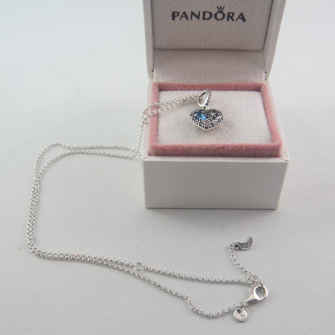 Pandora blue moon and stars necklace Clearance