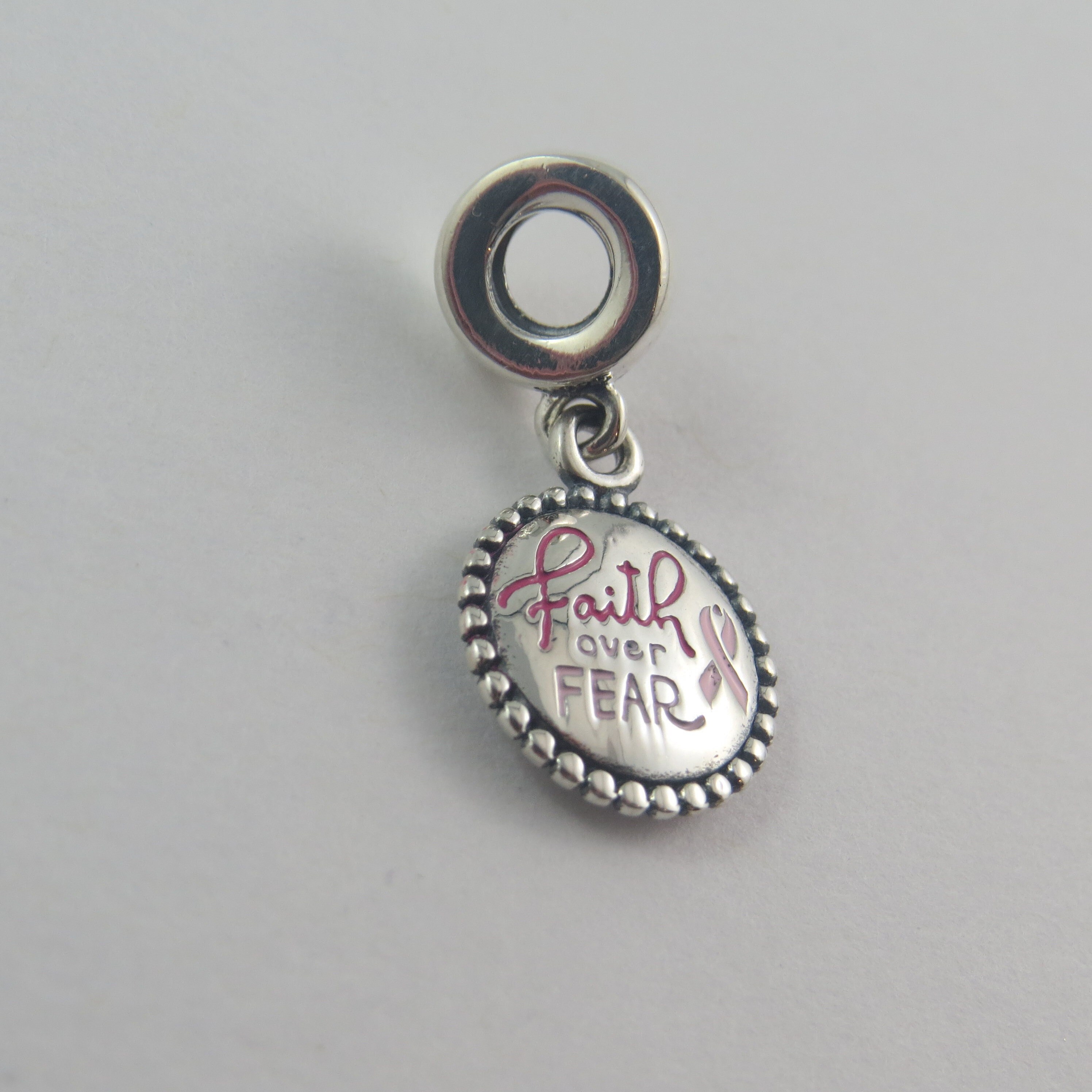 Faith over fear pandora charm sale