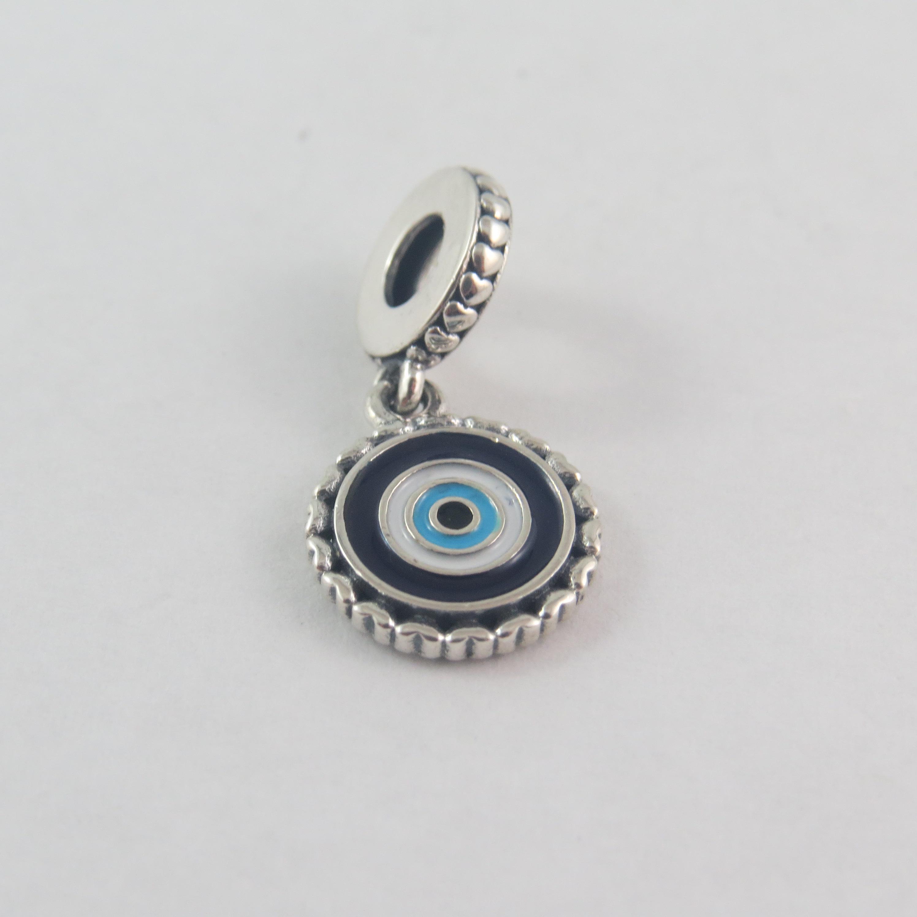 Authentic Pandora Evil Eye Protection Charm – Sterling Silver Good