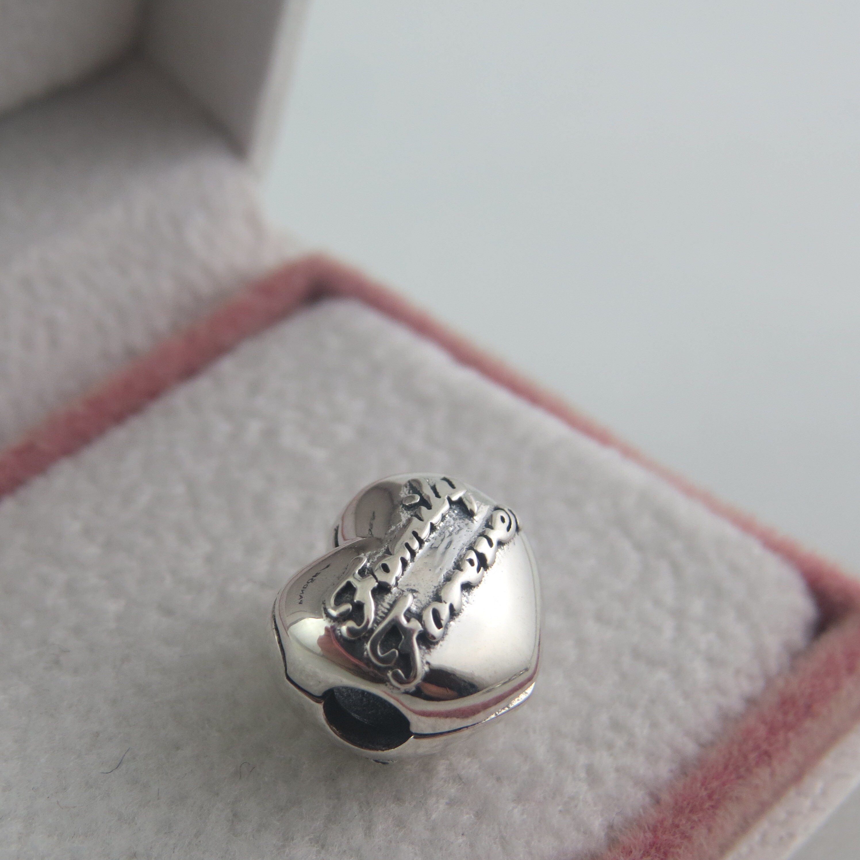 Pandora Familie Forever Heart Clip Charme Etsy