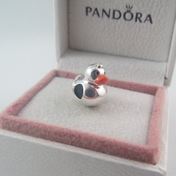 Pandora Goma Pulida Pato Charm G17 | Etsy España