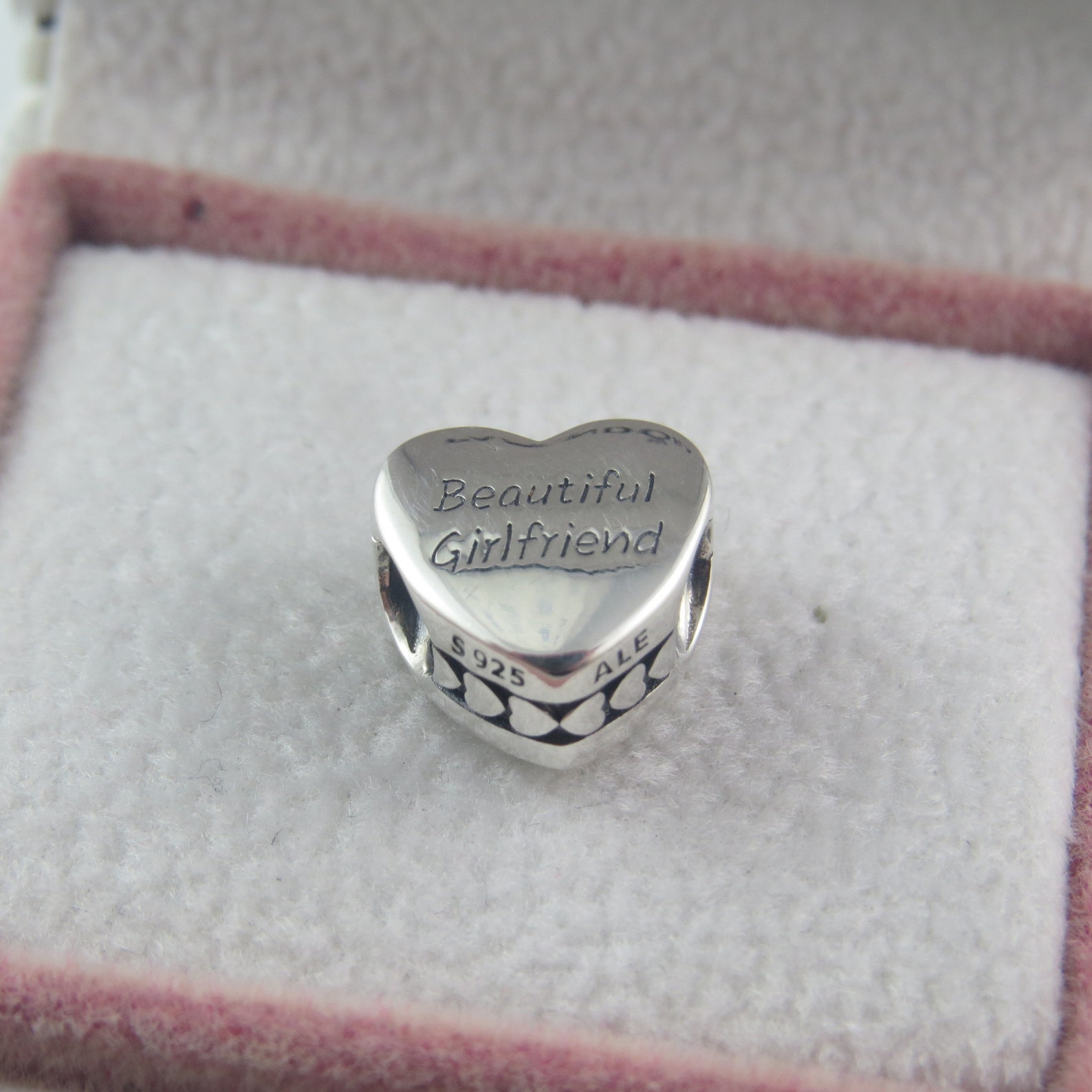 Pandora Beautiful Girlfriend Heart Charm Etsy