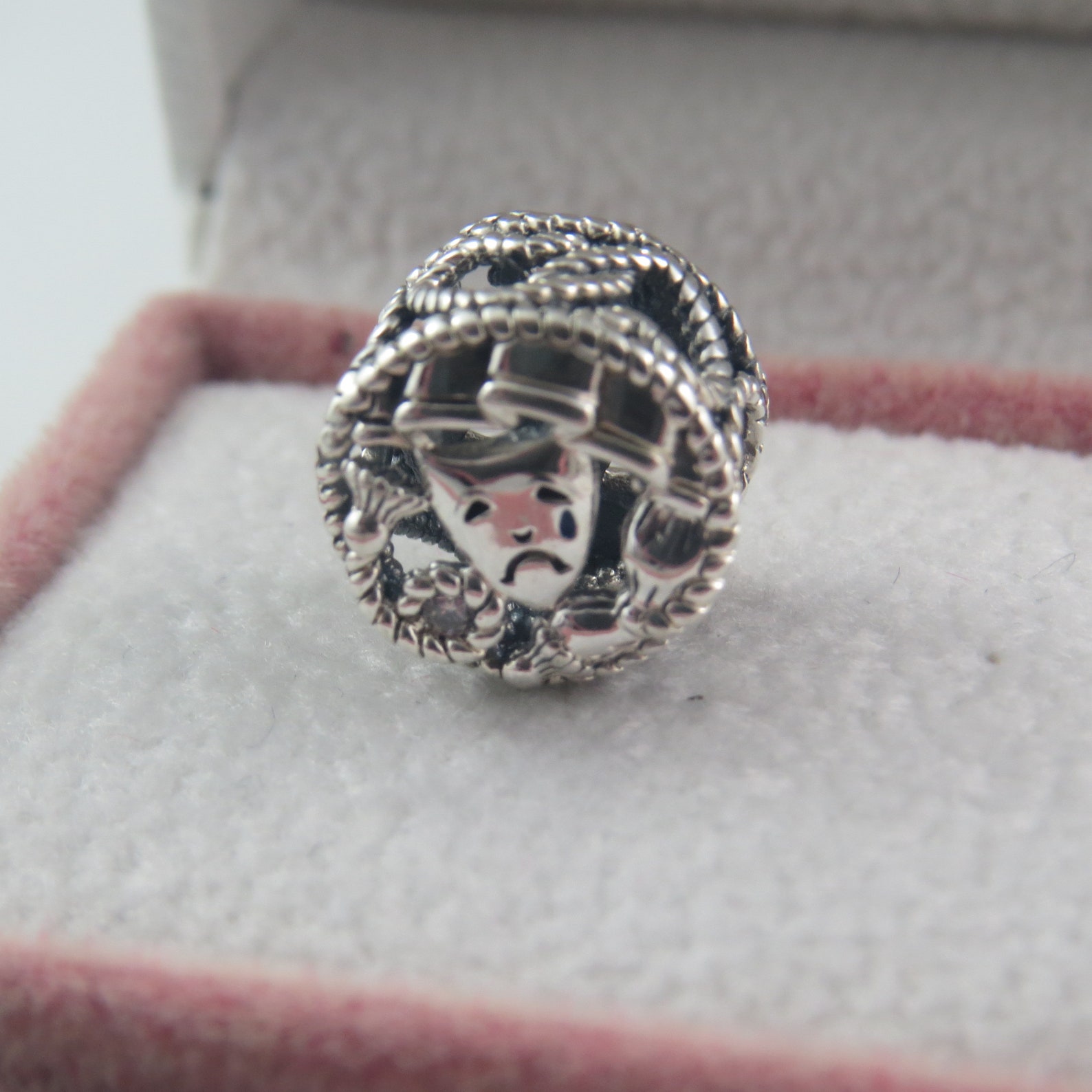 Pandora Comedy & Tragedy Drama Mask Charm Etsy